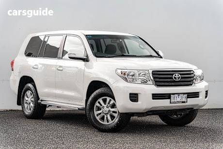 White 2015 Toyota Landcruiser Wagon Gxl (4X4)