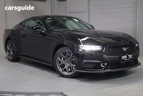 Black 2025 Ford Mustang Fastback Ecoboost