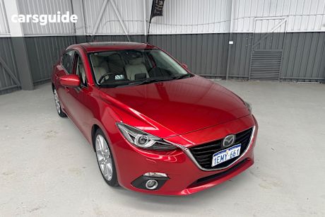 Red 2014 Mazda 3 Hatchback Sp25 Astina