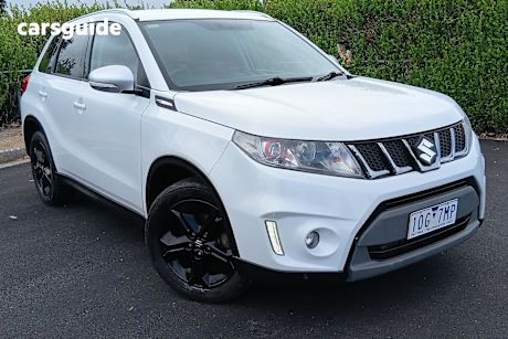 White 2018 Suzuki Vitara Wagon S Turbo (Fwd)