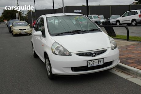 White 2007 Honda Jazz Hatch
