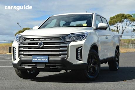 White 2024 Ssangyong Musso Crew Cab Pickup Ultimate