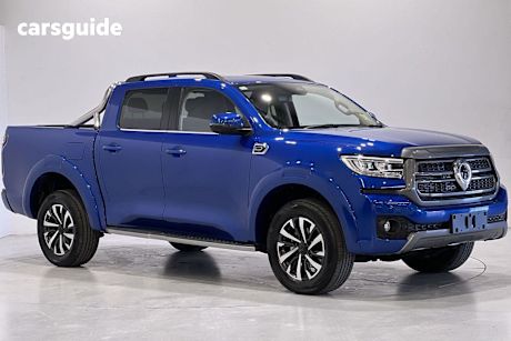 Blue 2025 GWM Cannon Dual Cab Utility Ultra (4X4)