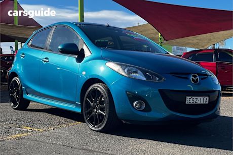 Blue 2011 Mazda 2 Hatchback Genki