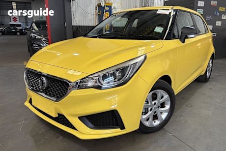 Yellow 2023 MG MG3 Hatchback Core