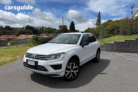 White 2019 Volkswagen Touareg Wagon 150 Tdi Monochrome