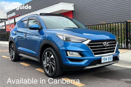 Blue 2018 Hyundai Tucson Wagon Highlander Crdi (Awd)