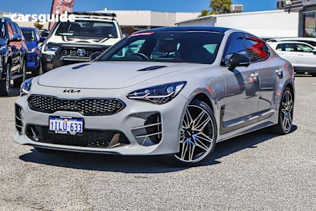 Grey 2023 Kia Stinger Sedan 3.3 Gt (Black Leather)
