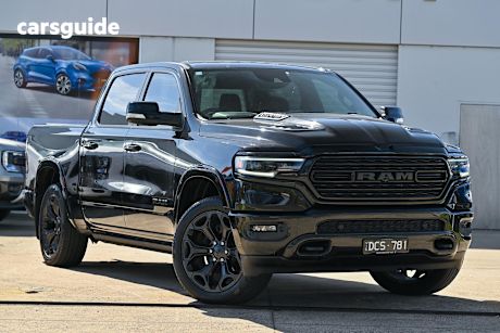 Black 2022 Ram 1500 Crew Cab Utility Limited
