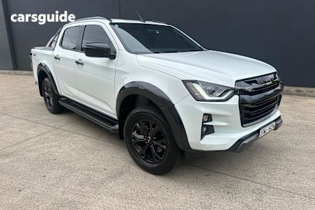 White 2023 Isuzu D-MAX Crew Cab Utility X-Terrain (4X4)