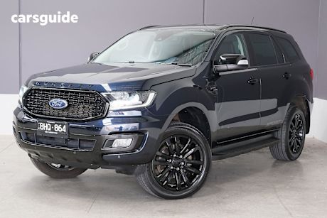 Blue 2021 Ford Everest Wagon Sport (4Wd)