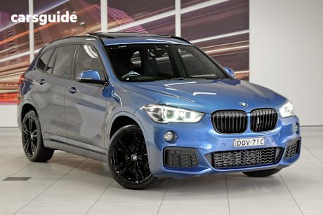 Blue 2017 BMW X1 Wagon Sdrive 18D