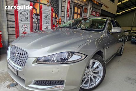 Gold 2012 Jaguar XF Sedan 2.0 Premium Luxury