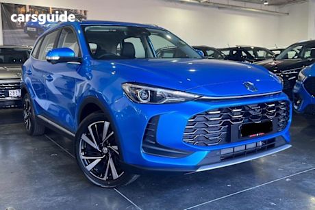 Blue 2025 MG ZS Wagon Essence Hybrid+