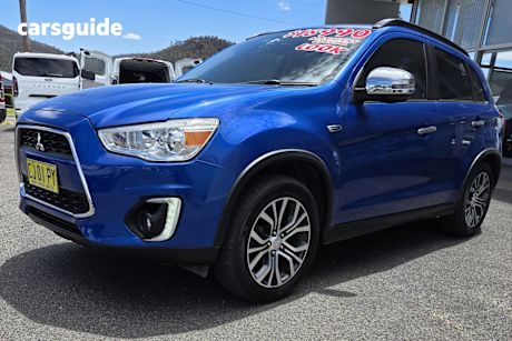 Blue 2015 Mitsubishi ASX Wagon Xls (2Wd)