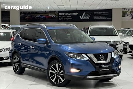 Blue 2021 Nissan X-Trail Wagon Ti (4Wd)