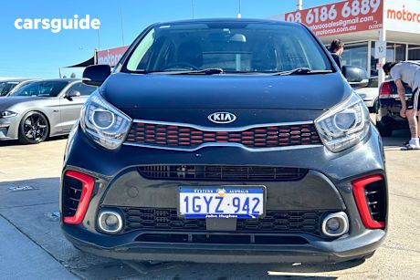 White 2019 Kia Picanto Hatchback Gt (Turbo)