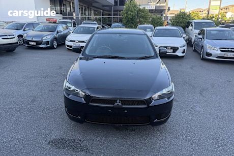 Black 2009 Mitsubishi Lancer Hatchback Es Sportback