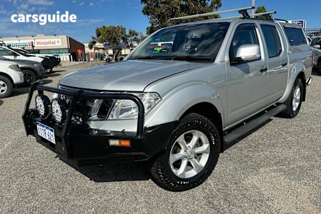 Silver 2013 Nissan Navara Dual Cab Pick-up St (4X4)