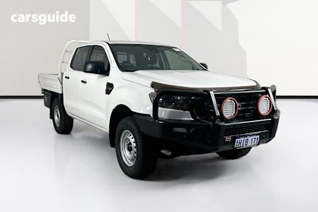 White 2021 Ford Ranger Double Cab Chassis Xl 3.2 (4X4)