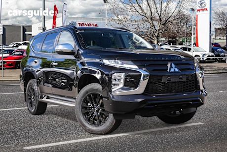 Black 2024 Mitsubishi Pajero Sport Wagon Gsr (4Wd) 7 Seat