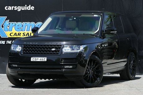Black 2014 Land Rover Range Rover SUV SDV8 AUTOBIOGRAPHY 4X4