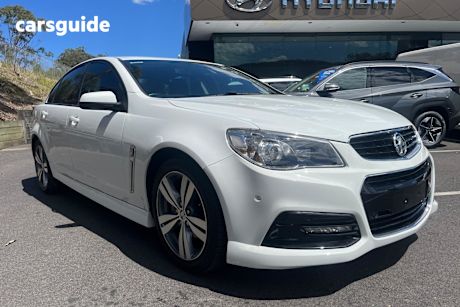 White 2013 Holden Commodore Sedan Sv6