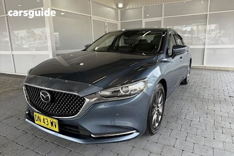 Blue 2021 Mazda 6 Sedan Touring