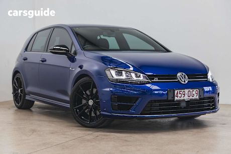 Blue 2015 Volkswagen Golf Hatchback R