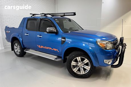 Blue 2011 Ford Ranger Dual Cab Pick-up Wildtrak (4X4)