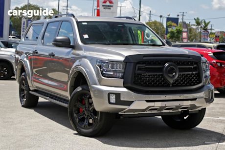 Silver 2025 GWM Cannon Alpha Dual Cab Utility Ultra Phev (4X4)