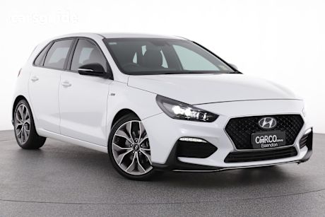 White 2022 Hyundai I30 Hatchback N Line Premium