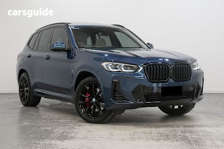 Blue 2022 BMW X3 Wagon Xdrive30I M Sport
