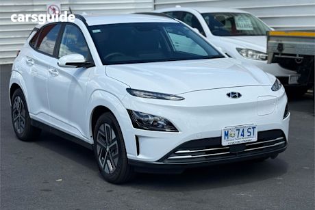 White 2023 Hyundai Kona Wagon Elite Electric Std Range
