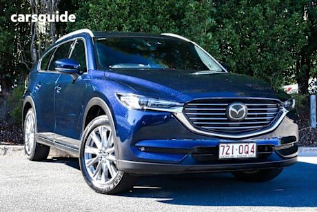 Blue 2020 Mazda CX-8 Wagon Gt (Fwd)