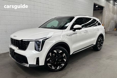 White 2024 Kia Sorento Wagon Gt-Line 7 Seat