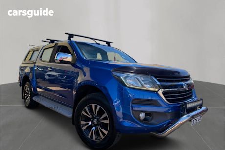 Blue 2017 Holden Colorado Crew Cab Pickup Ltz (4X4)