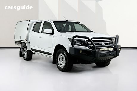 White 2017 Holden Colorado Crew Cab Chassis Ls (4X4)