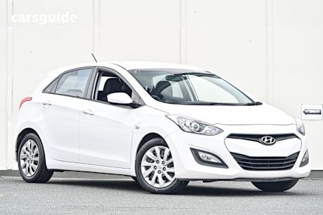 White 2013 Hyundai I30 Hatchback Active