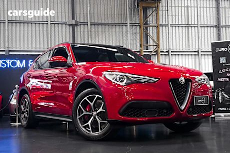 Red 2018 Alfa Romeo Stelvio Wagon Ti