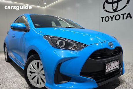 Blue 2022 Toyota Yaris Hatchback Ascent Sport