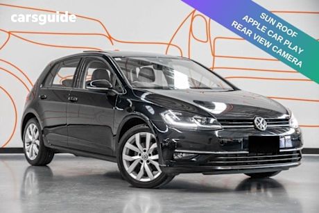 Black 2019 Volkswagen Golf Hatchback 110 Tsi Highline