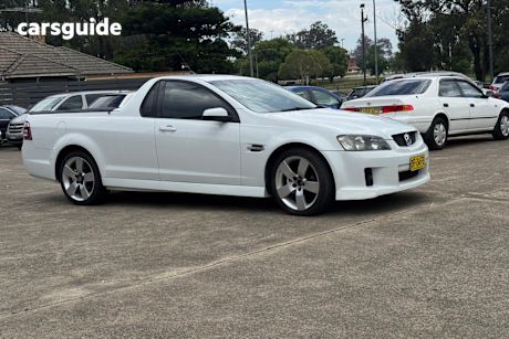 White 2008 Holden Commodore Utility Sv6