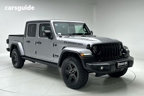 Silver 2021 Jeep Gladiator Dual Cab Utility Sport S (4X4)