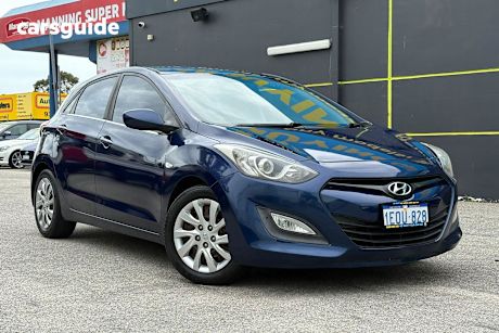 Blue 2013 Hyundai I30 Hatchback Active