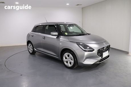 Silver 2024 Suzuki Swift Hatchback Hybrid Plus