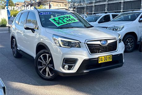 White 2021 Subaru Forester Wagon 2.5I Premium (Awd)