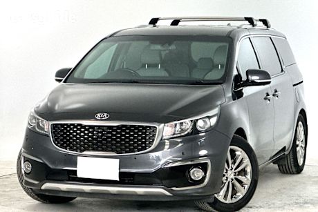 Grey 2017 Kia Carnival Wagon Platinum