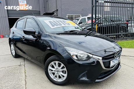 Black 2015 Mazda 2 Hatchback Maxx
