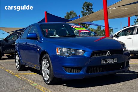 Blue 2012 Mitsubishi Lancer Sedan Es